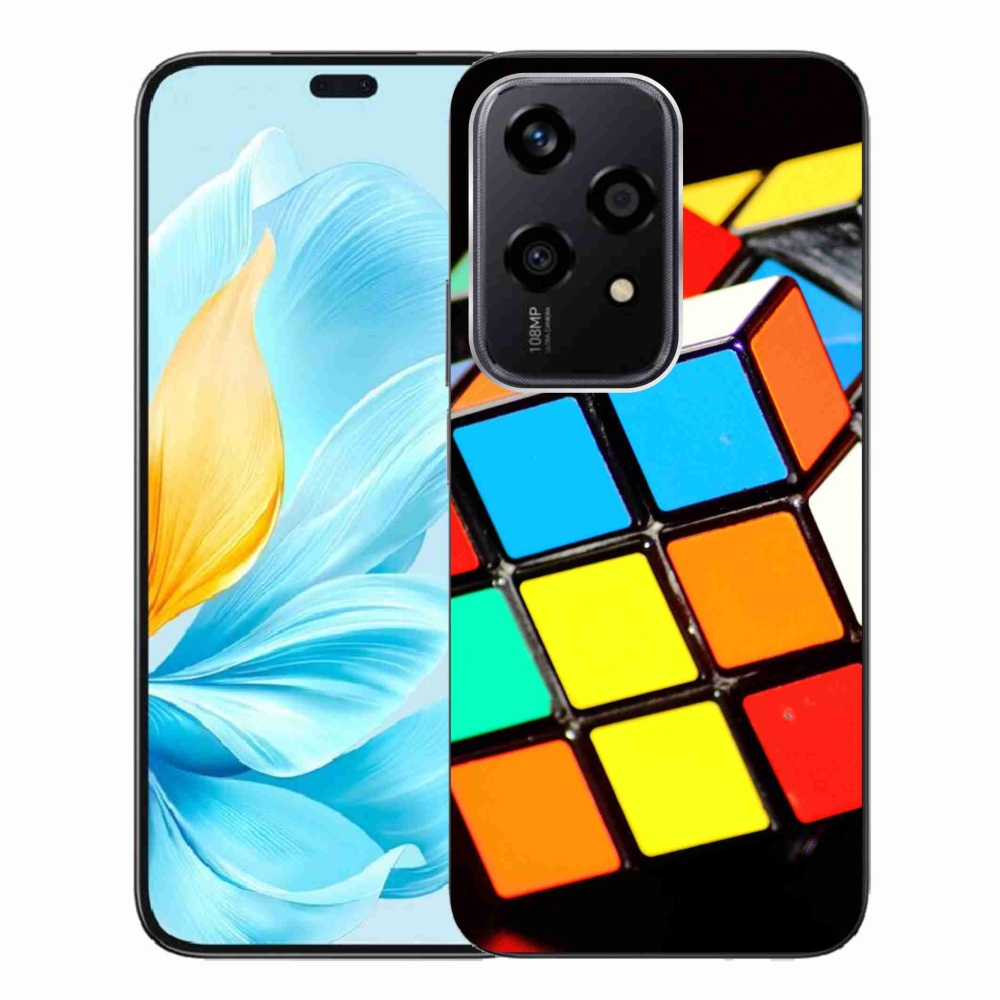 Gél tok mmCase a Honor 200 Lite 5G számára - Rubik-kocka
