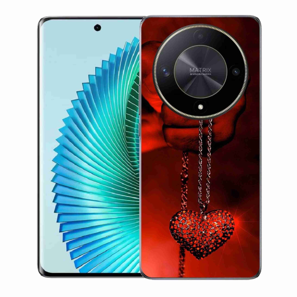 Gél borítás mmCase a Honor Magic 6 Lite 5G számára - nyaklánc