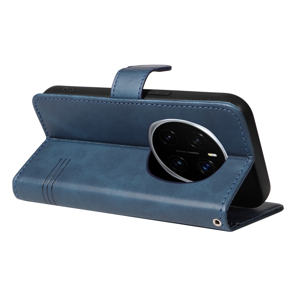 Póló alakú könyvtáska Honor Magic 7 Pro 5G számára - kék