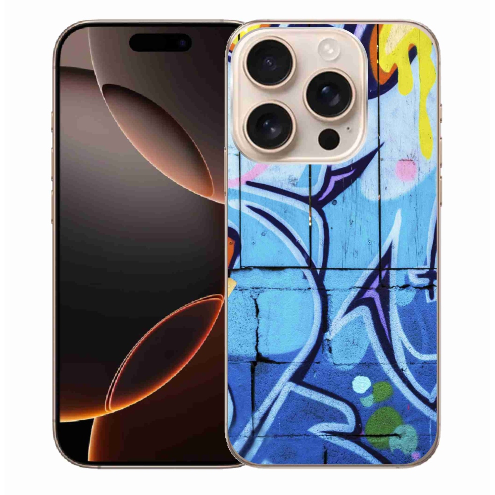 Zselés borítás mmCase iPhone 16 Pro Max készülékhez - graffiti