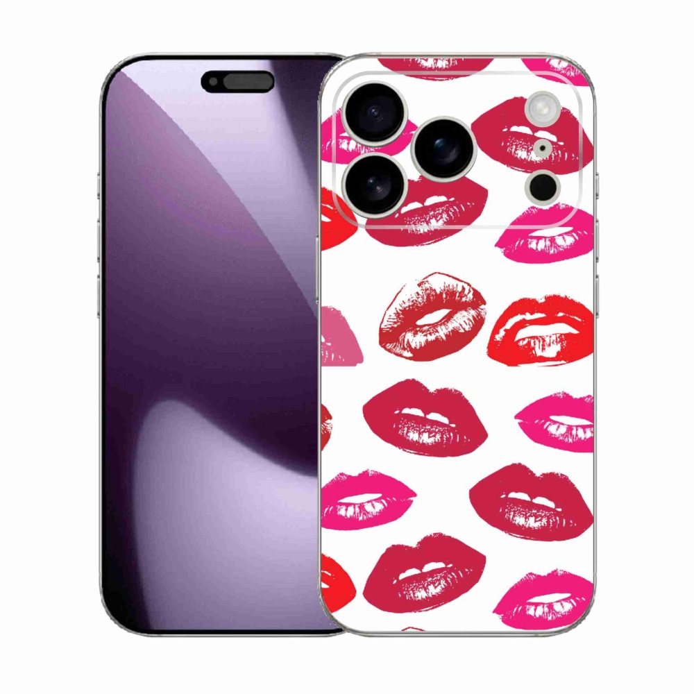 Zselés borítás mmCase iPhone 17 Pro készülékhez - ajkak