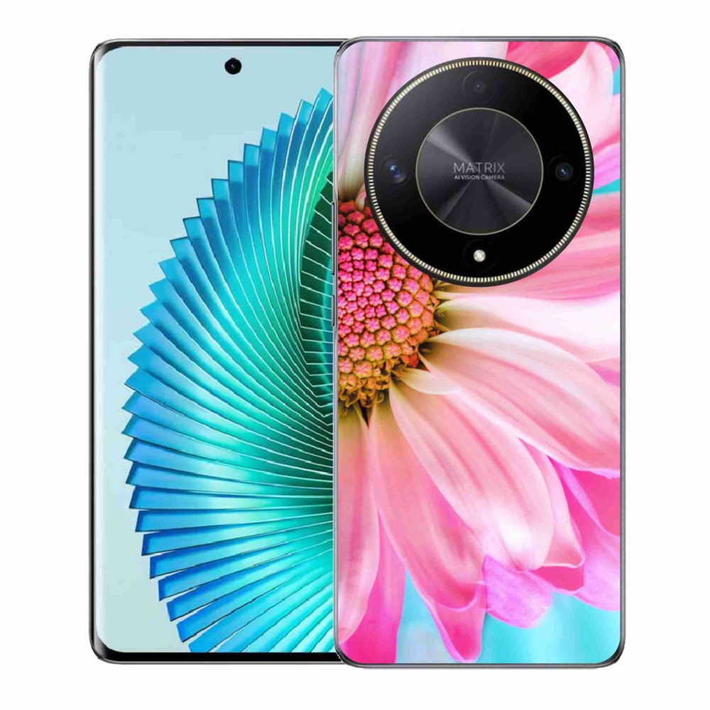 Gél védőhuzat mmCase a Honor Magic 6 Lite 5G készülékhez - rózsaszín virág