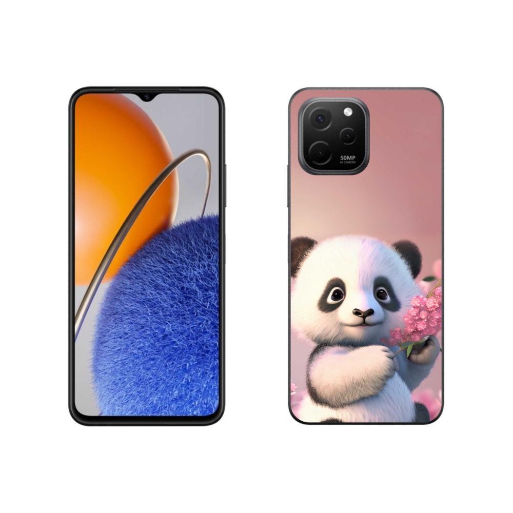 Gél borító mmCase a Huawei Nova Y61 készülékhez - aranyos panda