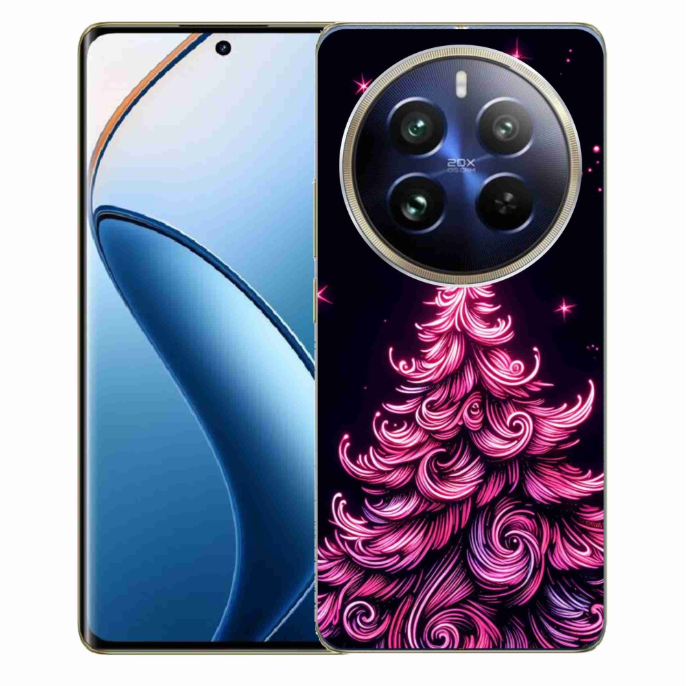 Gél borítás mmCase a Realme 12 Pro 5G/12 Pro+ 5G számára - neon karácsonyfa 2