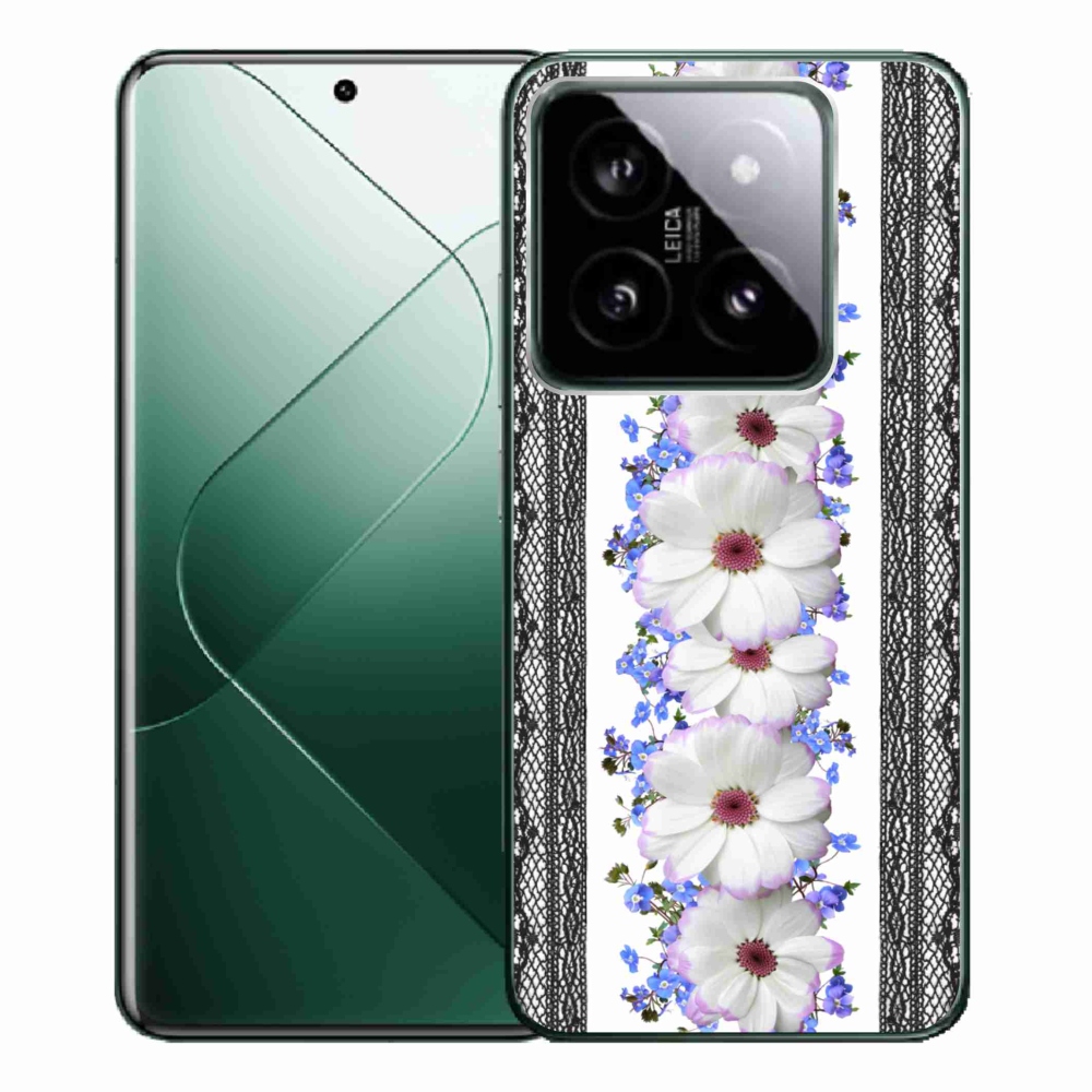 Gél borítás mmCase a Xiaomi 14 Pro számára - virágok 8