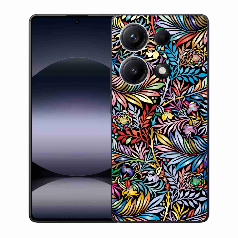 Gél borító mmCase a Xiaomi Redmi Note 14S-hez - virágok 5