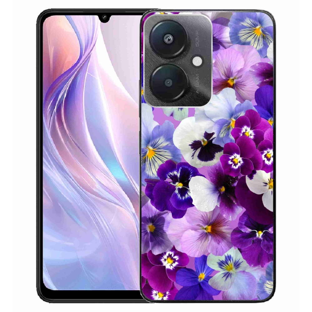 Gél borító mmCase a Xiaomi Redmi 13C 5G - virágok 9