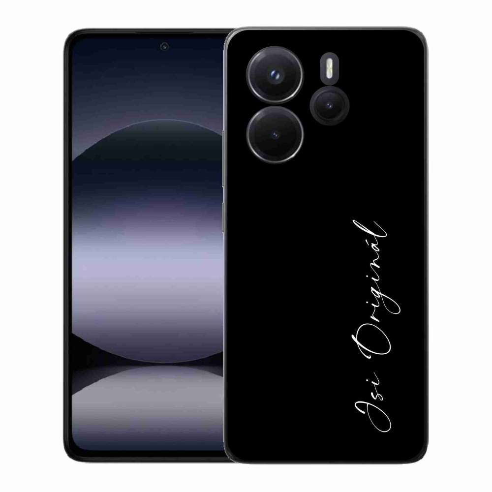 Gél borító mmCase a Xiaomi Redmi Note 14 - te vagy az eredeti fekete háttérrel