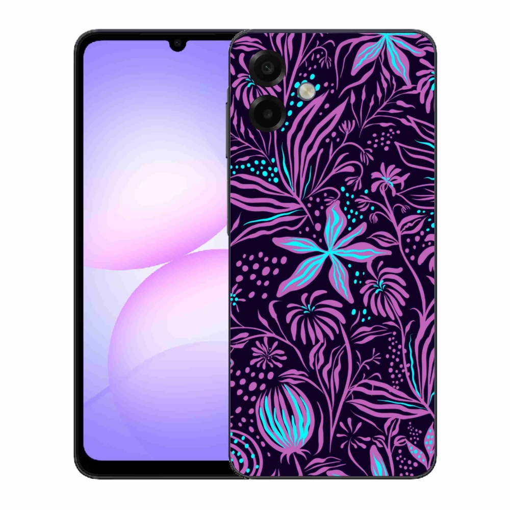 Gél borítás mmCase Samsung Galaxy A07 4G - virágok 2