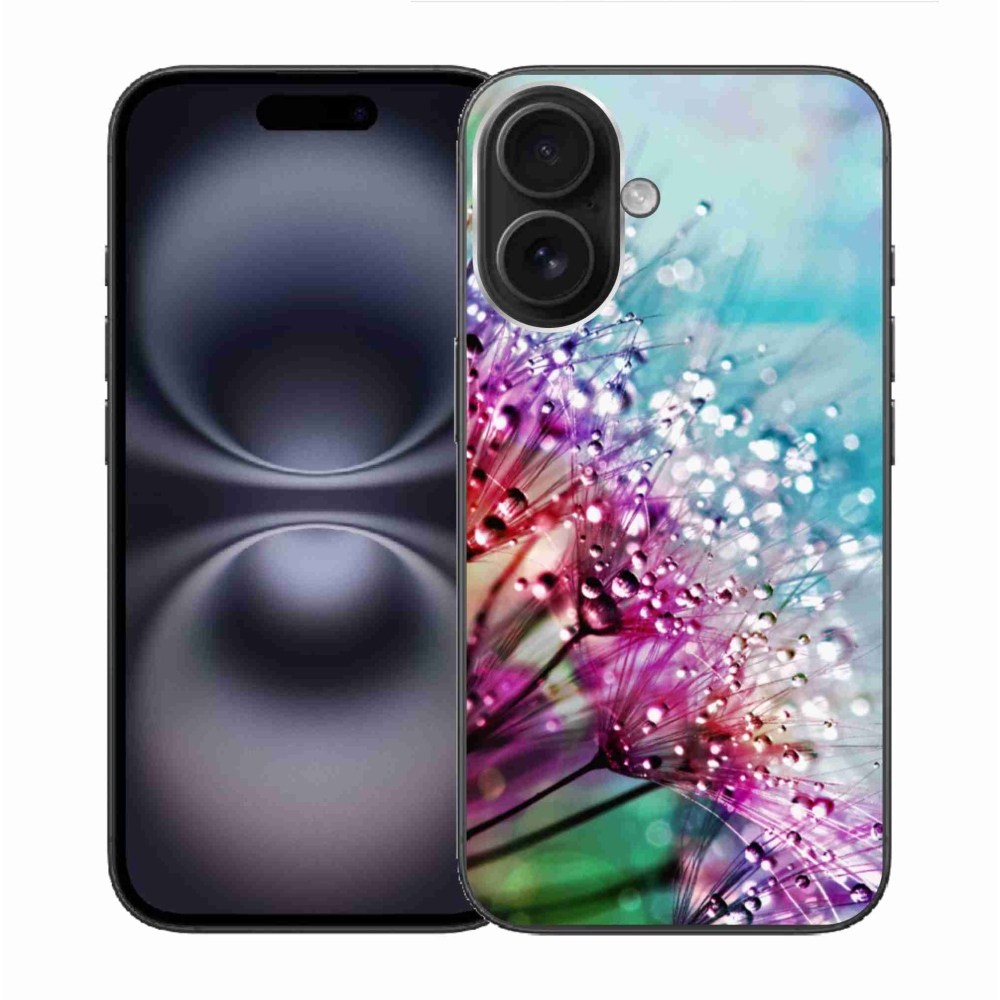 Gél borítás mmCase iPhone 16 készülékhez - színes virágok