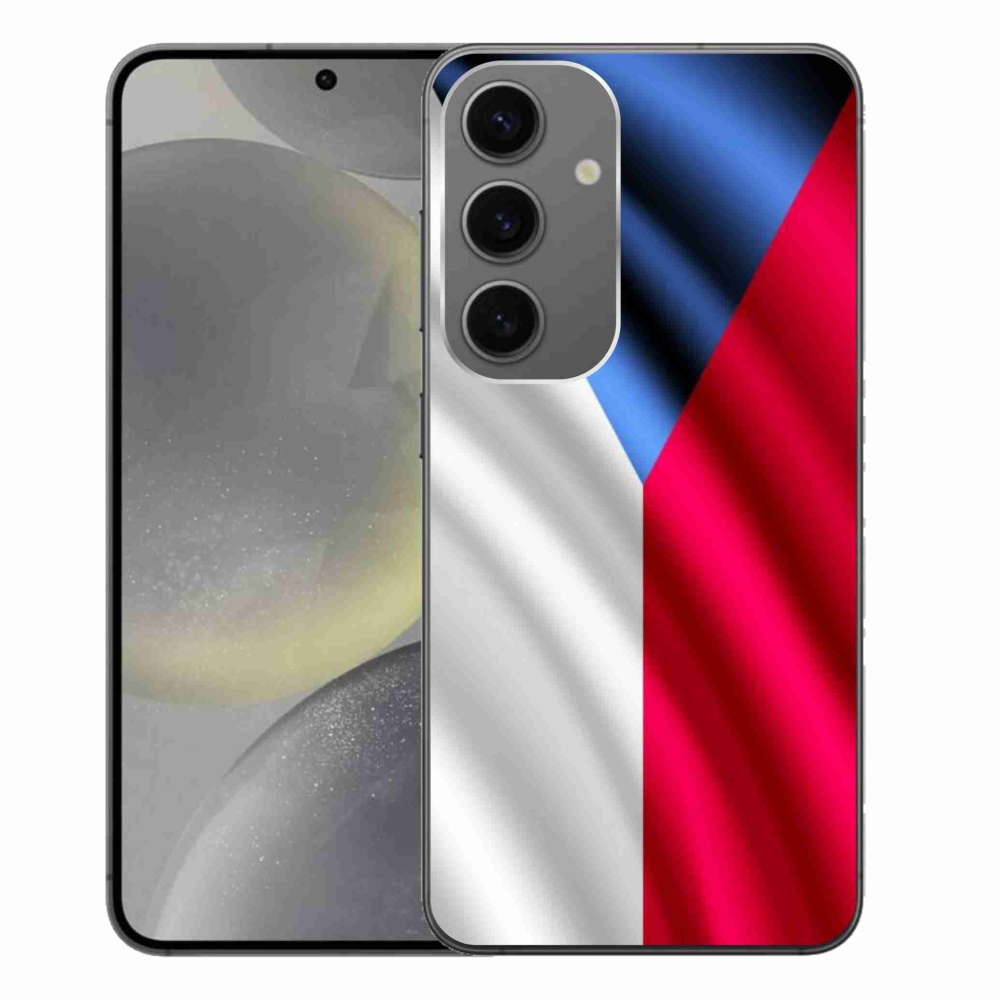 Gél védőhuzat mmCase Samsung Galaxy S24+ - cseh zászlóhoz