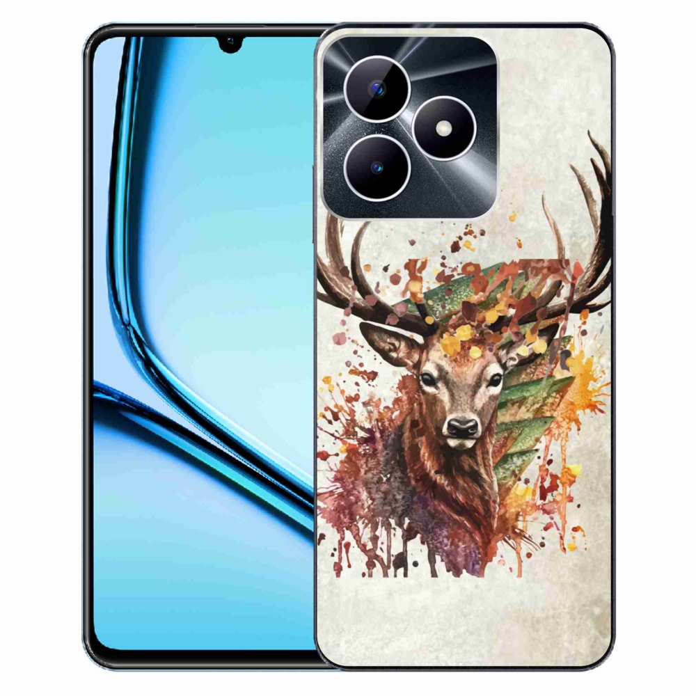 Gél tok mmCase a Realme Note 50 készülékhez - szarvas 1