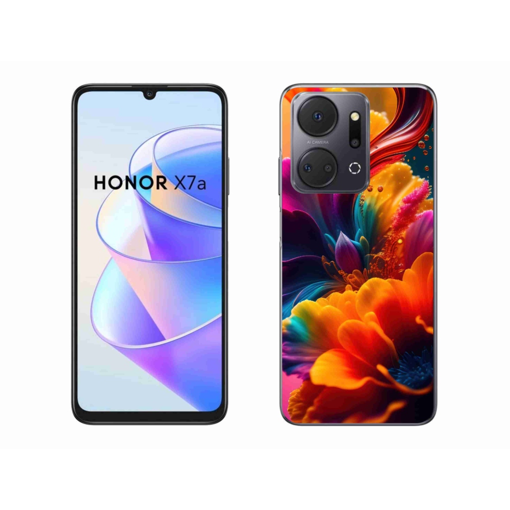 Zselés borítás mmCase a Honor X7a számára - absztrakt motívum 2