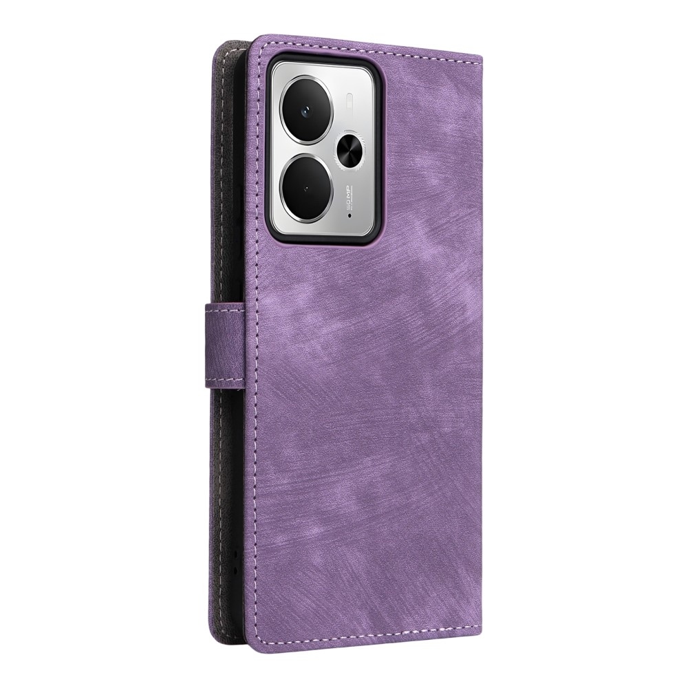 RFID könyvtáska a Realme 14 5G/ 14T 5G készülékhez - lila