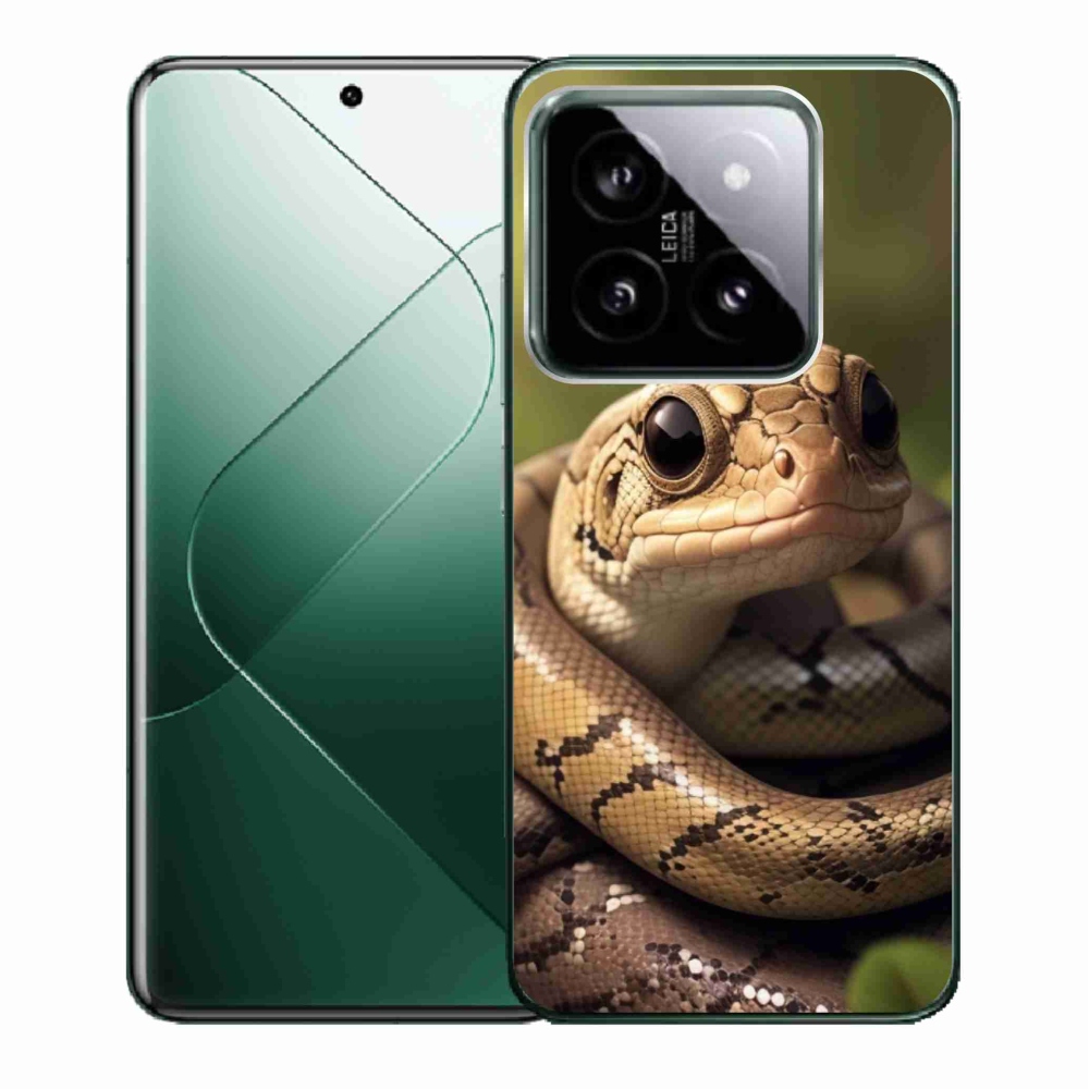 Gél borítás mmCase a Xiaomi 14 - kígyó 1