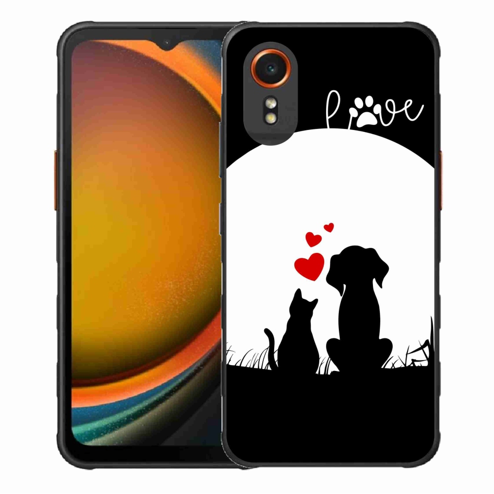 Gél tok mmCase a Samsung Galaxy Xcover 7 készülékhez - állatszerelem