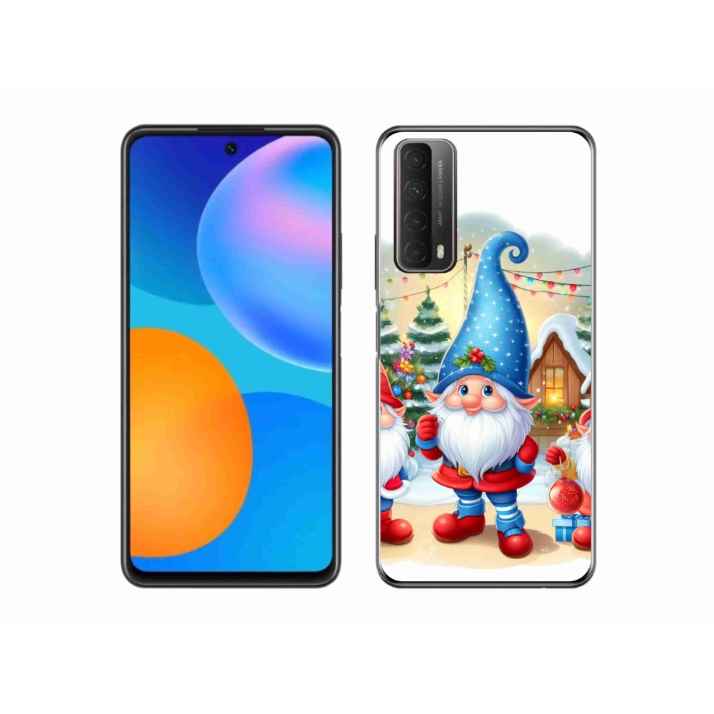 Gél borítás mmCase a Huawei P Smart (2021) - karácsonyi manóhoz