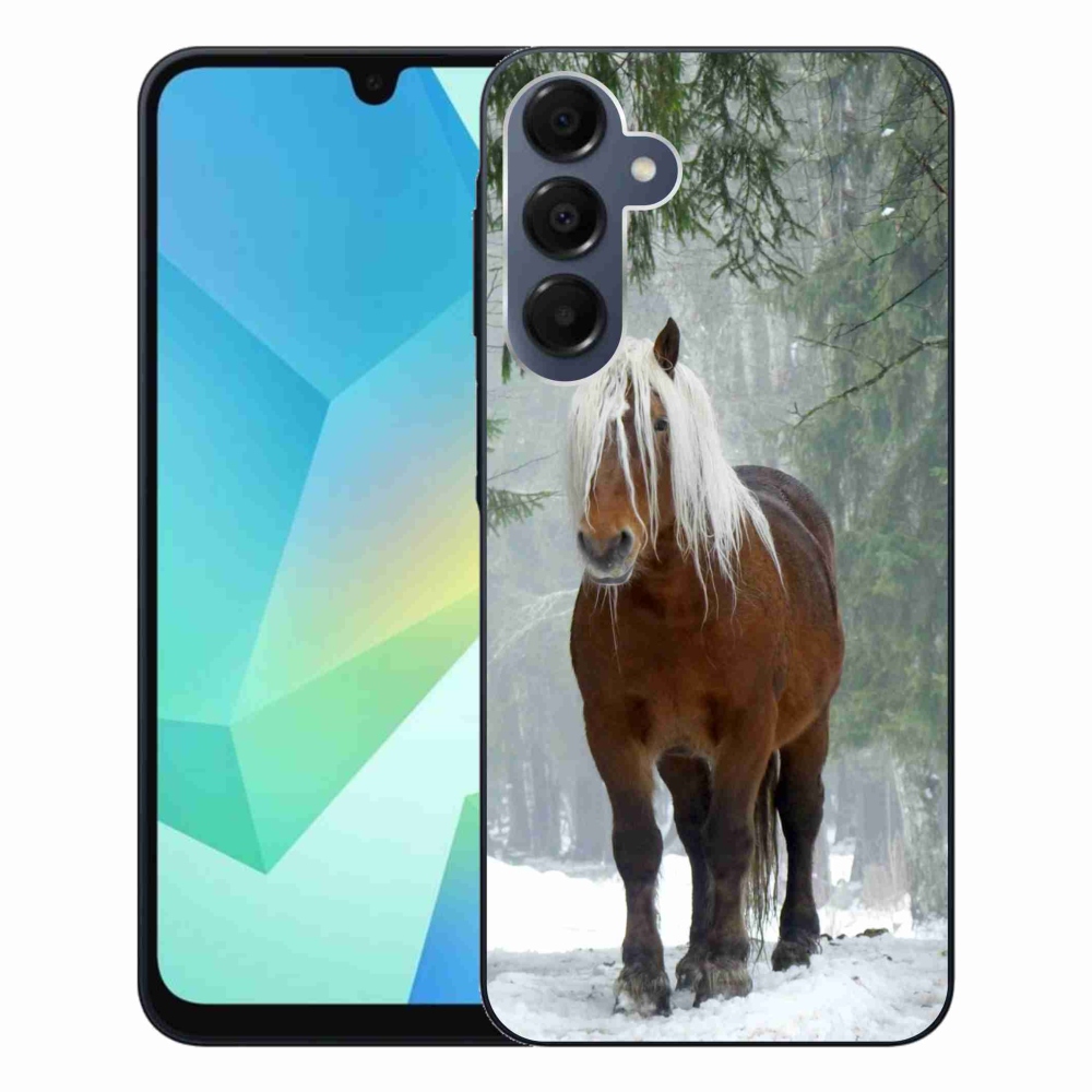 Gél tok mmCase a Samsung Galaxy A16 4G/5G készülékhez - ló az erdőben