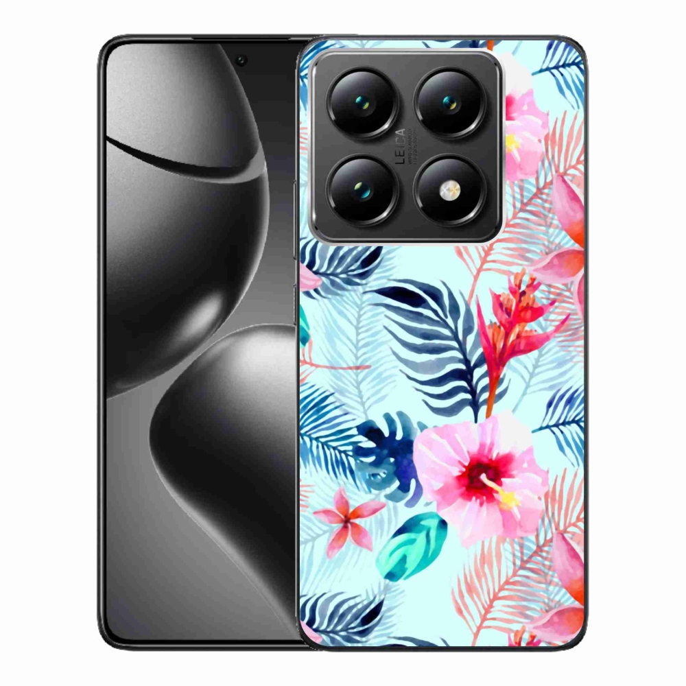 Gél borítás mmCase a Xiaomi 14T Pro számára - virágok