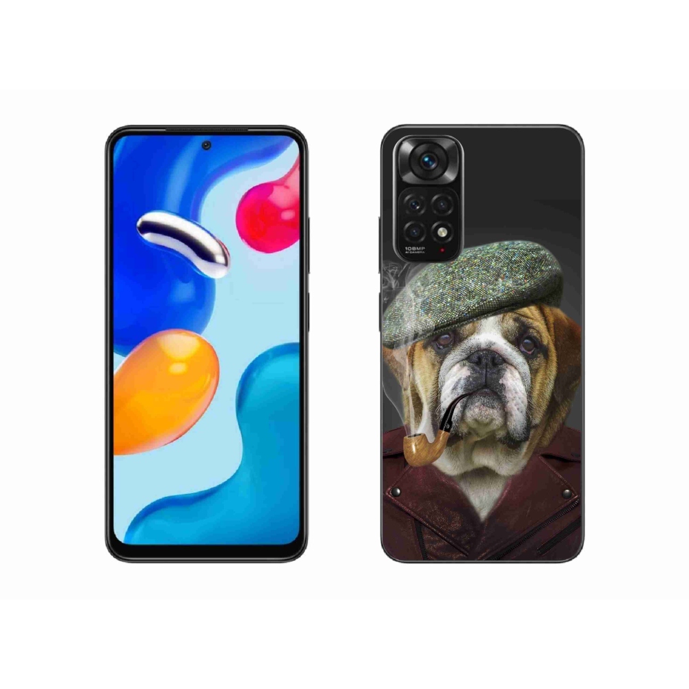 Gél borítás mmCase a Xiaomi Redmi Note 11 4G-hez - kutya csővel