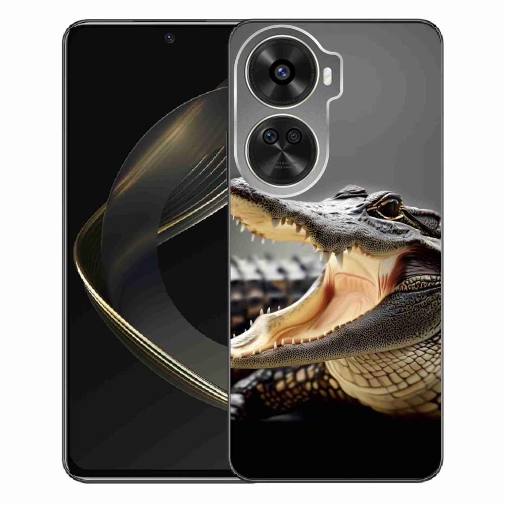 Gél borítás mmCase a Huawei Nova 12 SE számára - krokodil