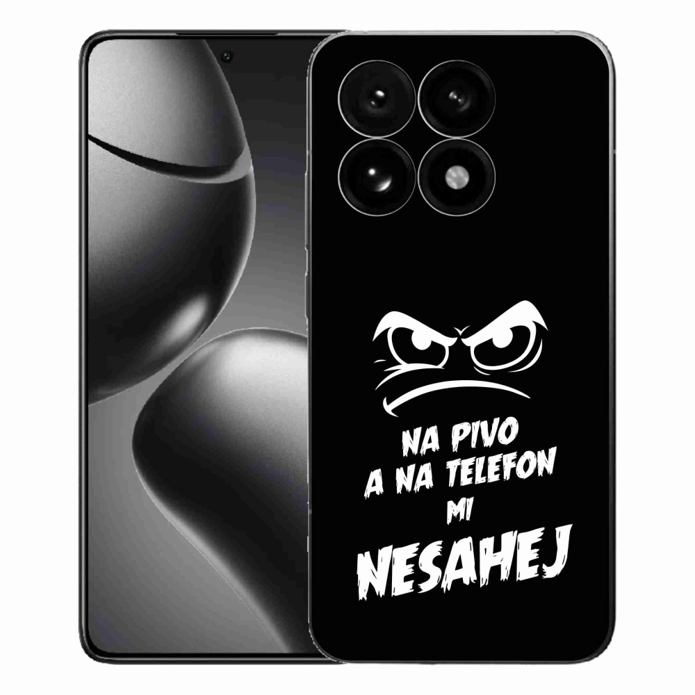 Gél borítás mmCase a Xiaomi 15T-hez - sör motívum 2 fekete háttérrel