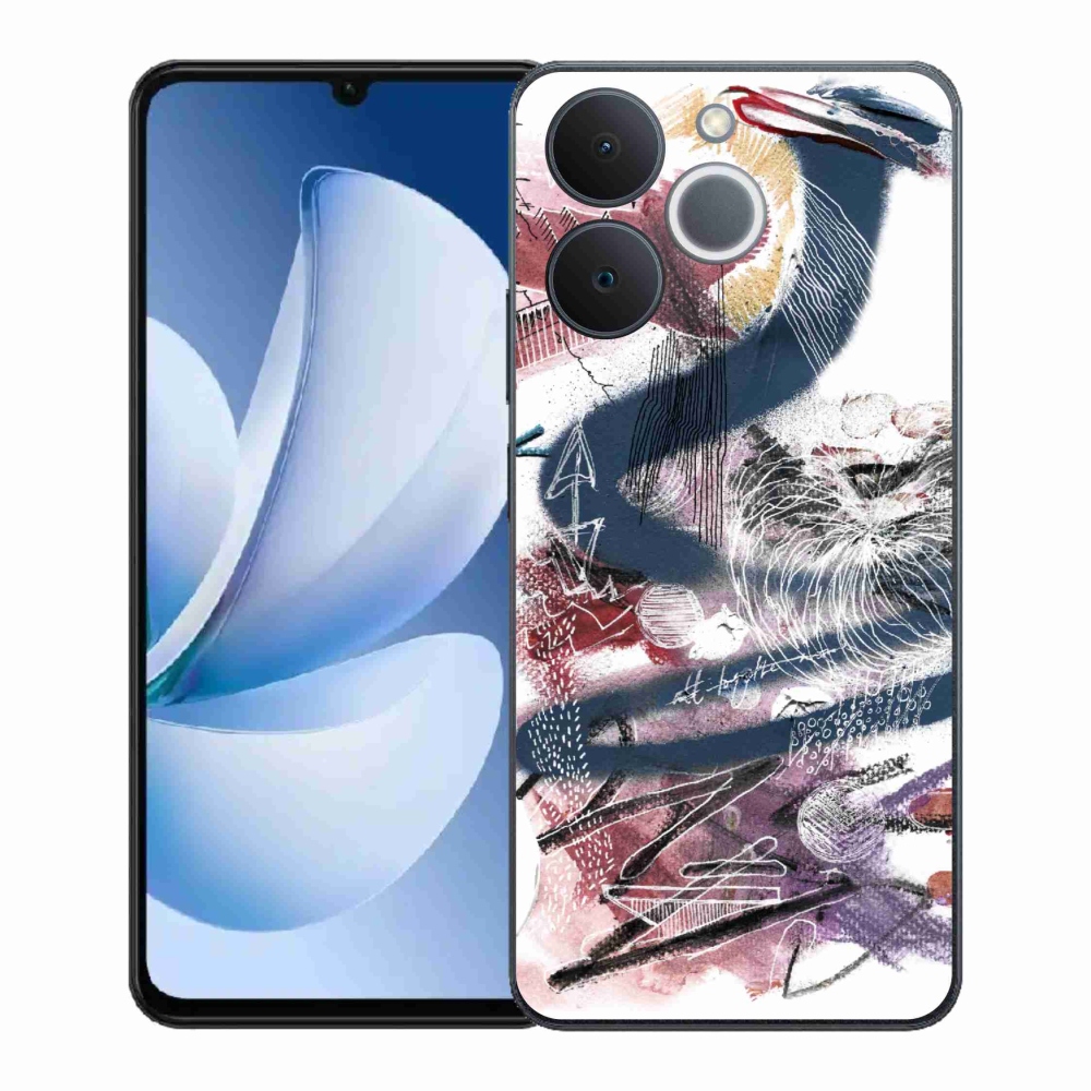 Gél borítás mmCase a Realme Note 70T számára - absztrakt motívum 28