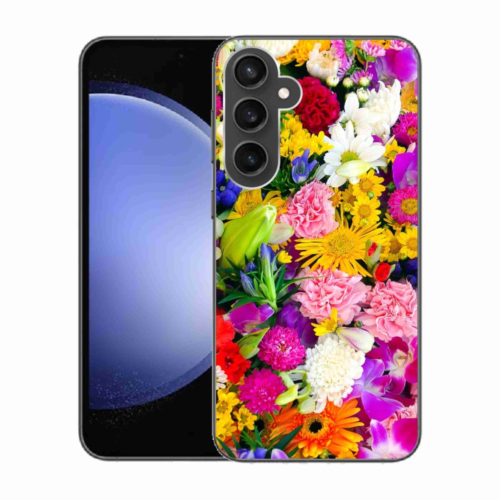 Gél borítás mmCase Samsung Galaxy S23 FE - virágok 12