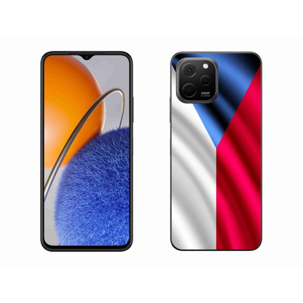 Gél borító mmCase a Huawei Nova Y61 - cseh zászlóhoz