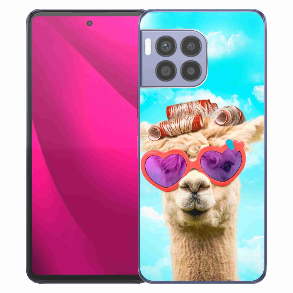 Zselés borítás mmCase a T-Mobile T Phone 2 Pro készülékhez - szemüveges láma