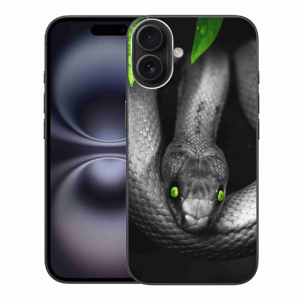 Gél védőburkolat mmCase iPhone 16 Plus készülékhez - kígyó