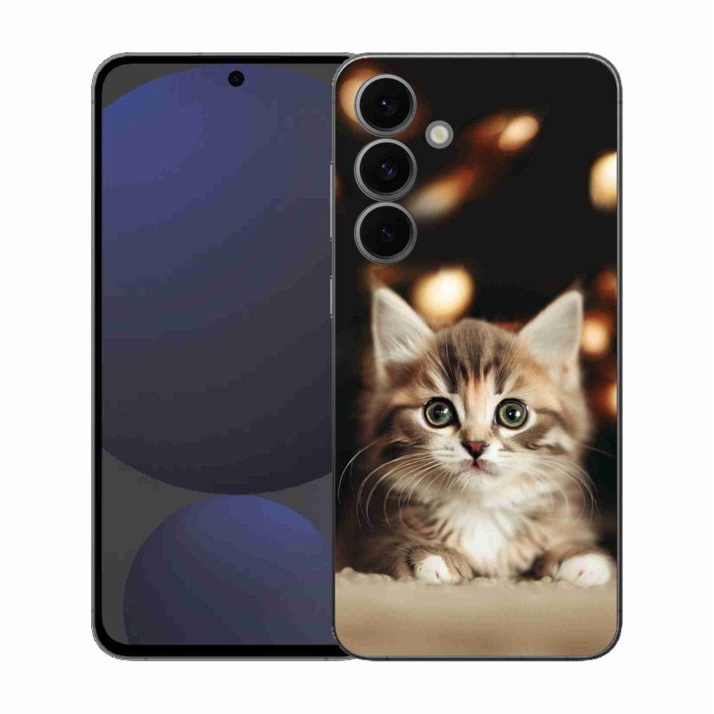 Gél borítás mmCase Samsung Galaxy S25 FE - aranyos cica 2