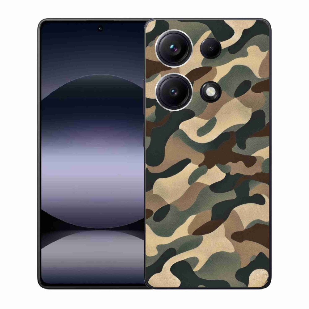 Gél borítás mmCase a Xiaomi Redmi Note 14S-hez - terepszínű minta 11