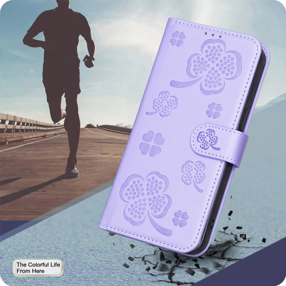 Clover könyvtáska Honor X8c-hez - lila