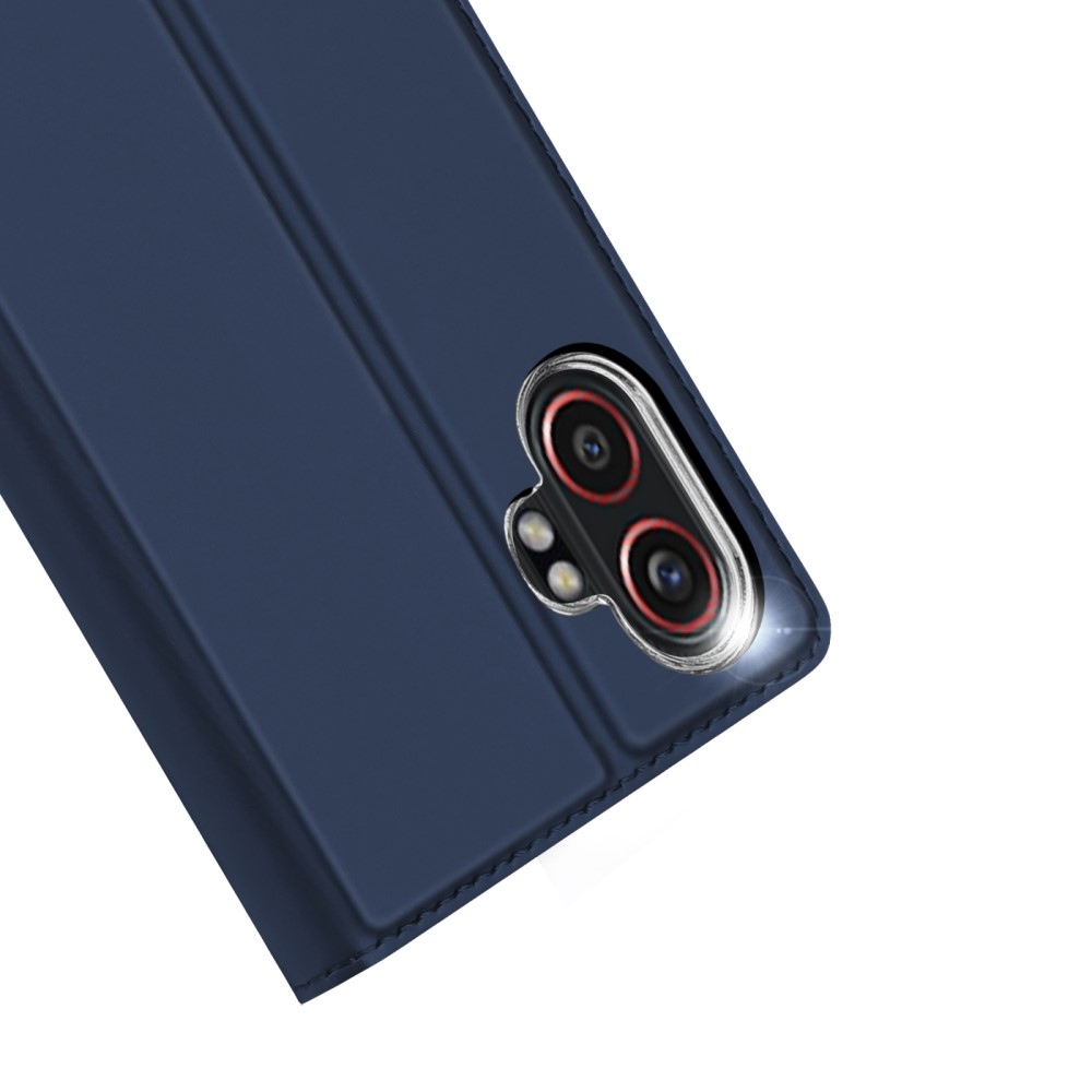 DUX könyvtáska Samsung Galaxy Xcover 7 Pro készülékhez - sötétkék