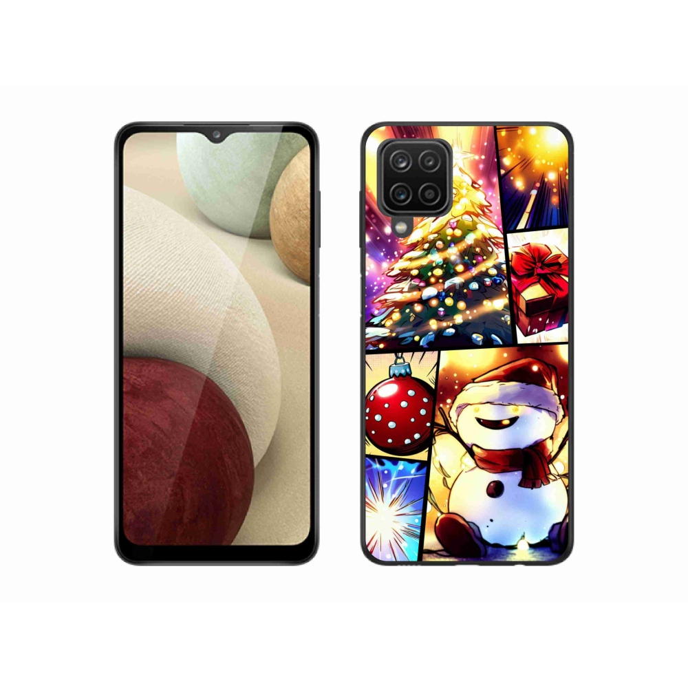 Gél borító mmCase Samsung Galaxy M12 készülékhez - karácsonyi motívumok 1