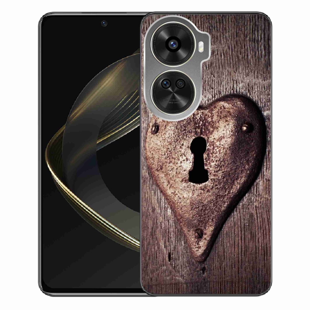 Gél borítás mmCase a Huawei Nova 12 SE-hez - szív alakú zár