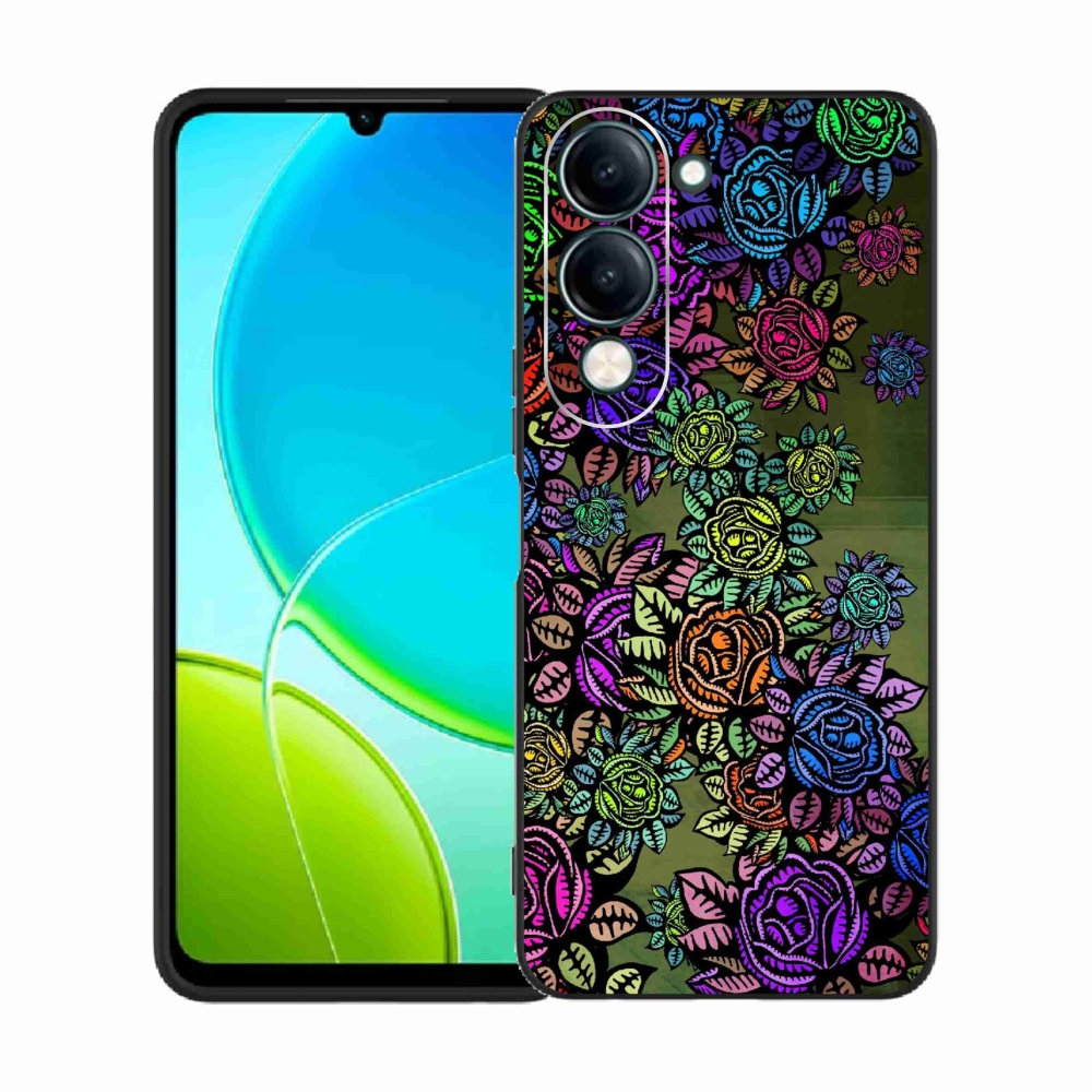 Gél borító mmCase a Vivo Y29s 5G-hez - virágok 6