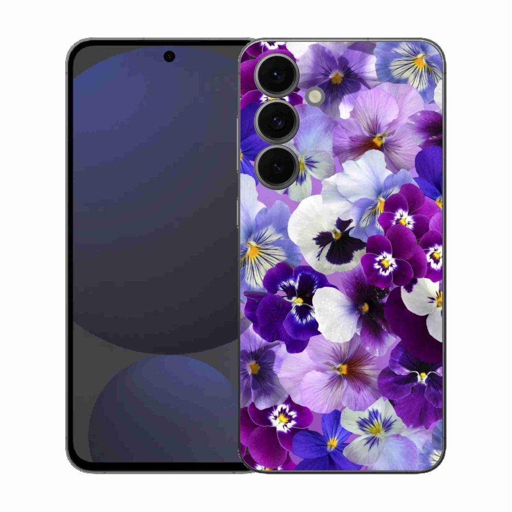 Gél borítás mmCase Samsung Galaxy S25 FE - virágok 9