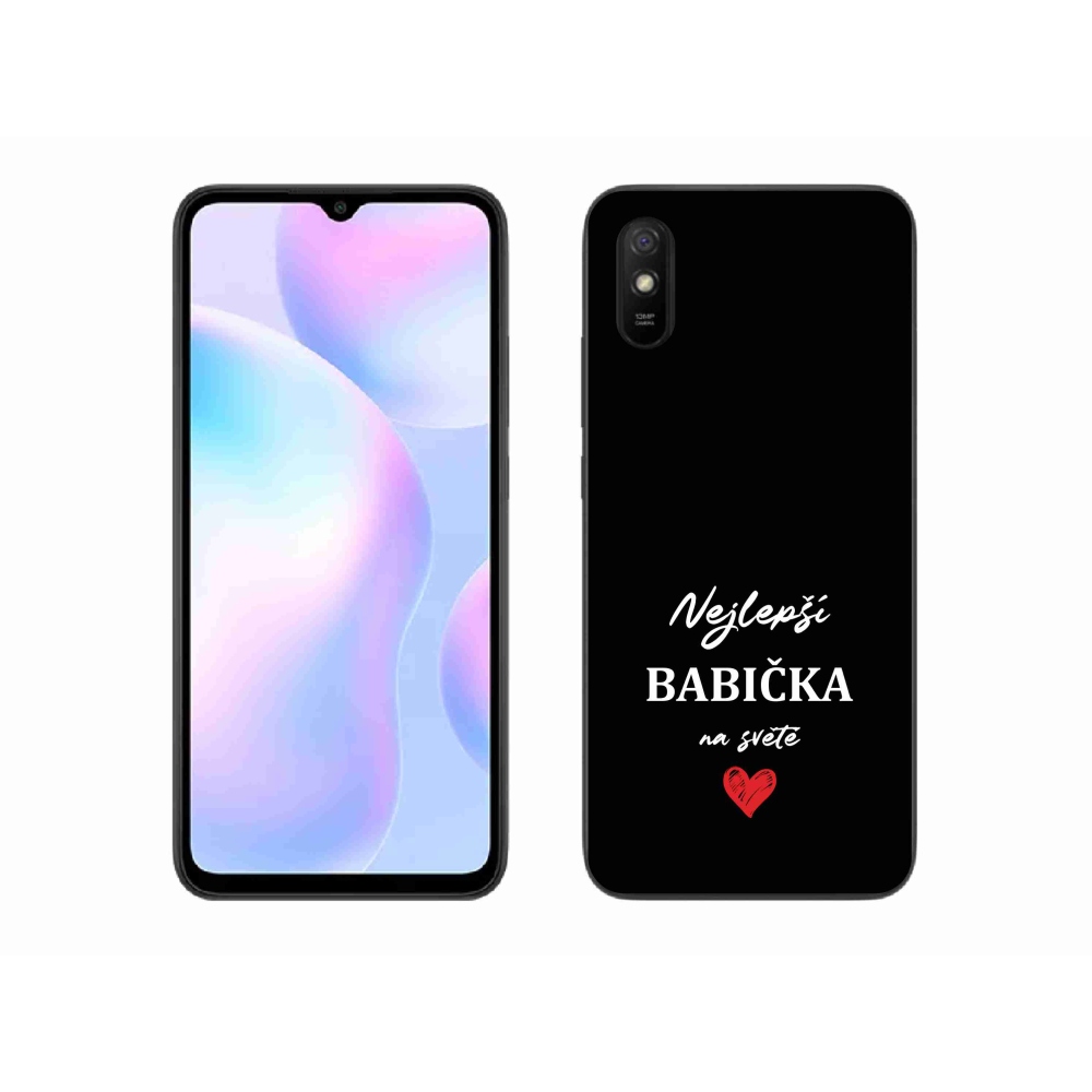 Gél borító mmCase a Xiaomi Redmi 9A - a legjobb nagymama 1 fekete háttérrel