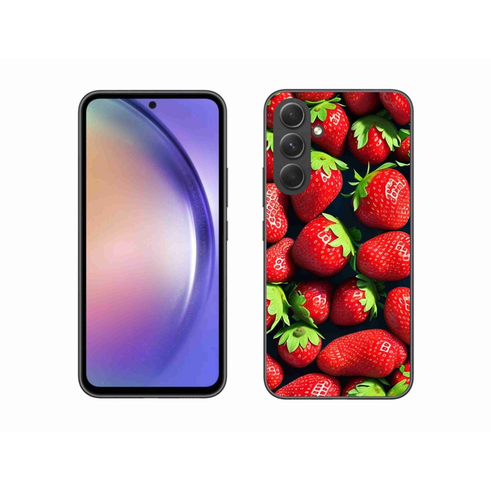 Zselés borítás mmCase Samsung Galaxy A54 5G - eper