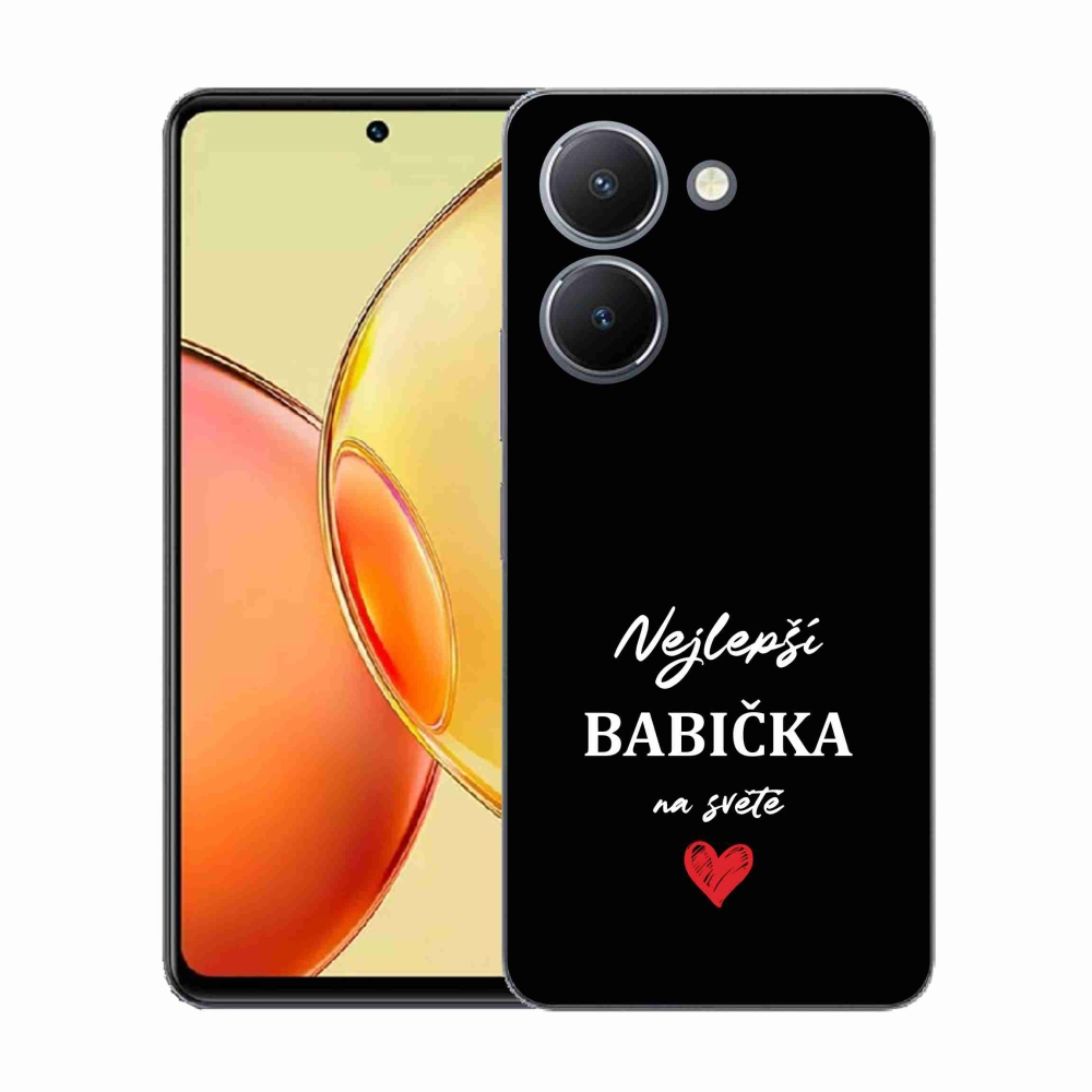 Gel Cover mmCase a Vivo Y36-on - Legjobb nagyi 1 fekete háttérrel