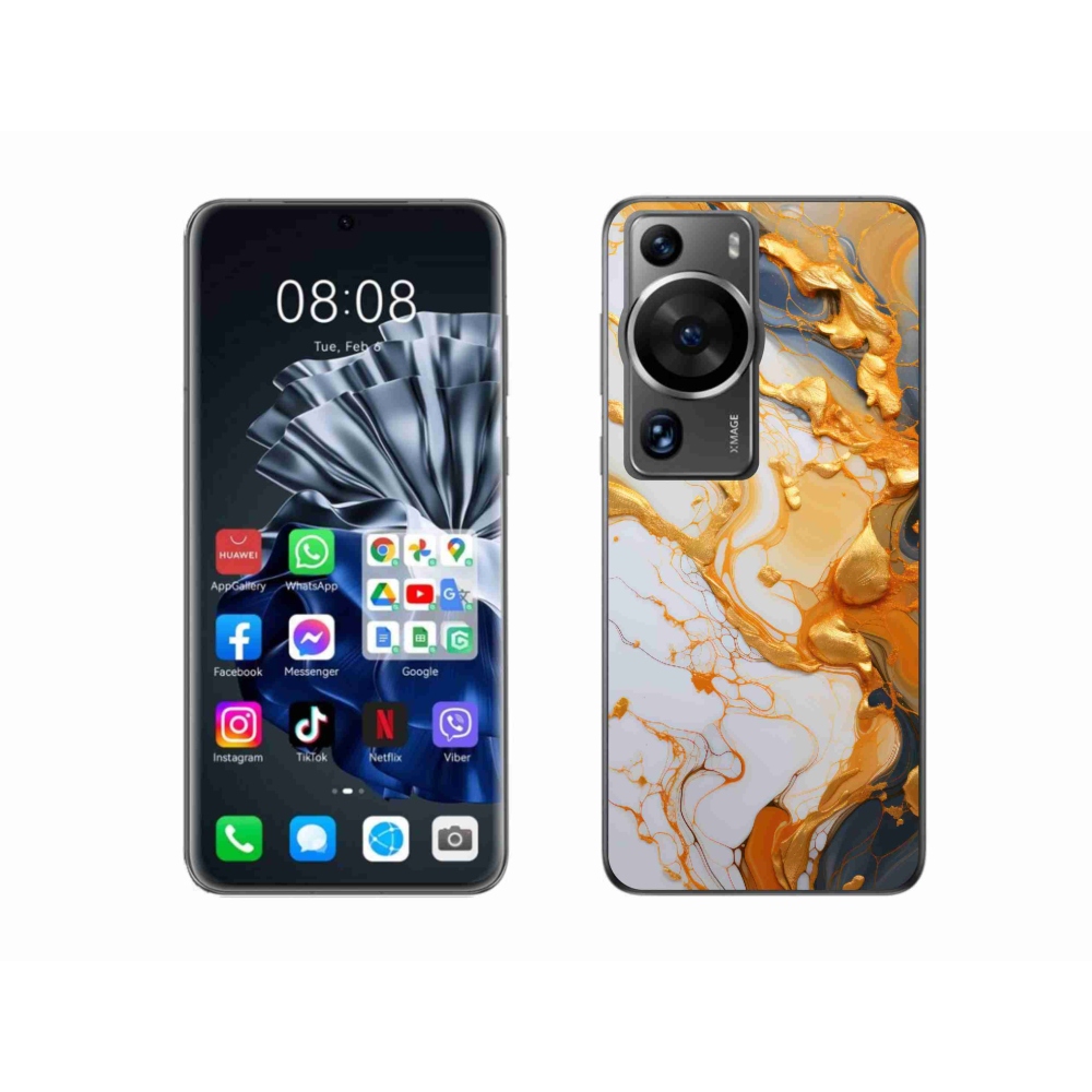 Gél borítás mmCase a Huawei P60 Pro számára - absztrakt motívum 6