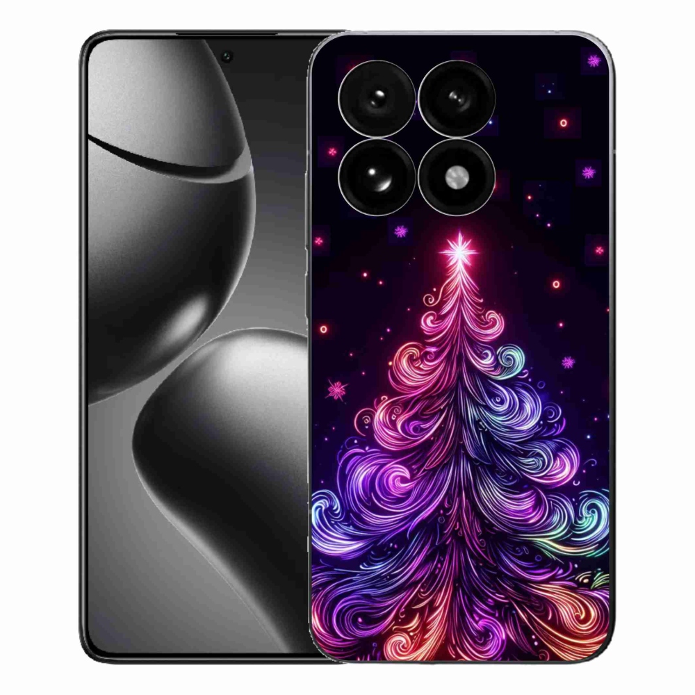 Gél borítás mmCase a Xiaomi 15T-hez - neon karácsonyfa 1