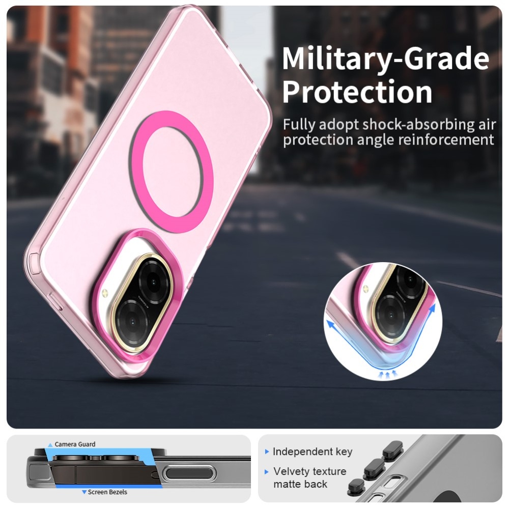 Candy zselés tok MagSafe-val Xiaomi Redmi A5 (171.7x77.8x8.3mm) - rózsaszínű