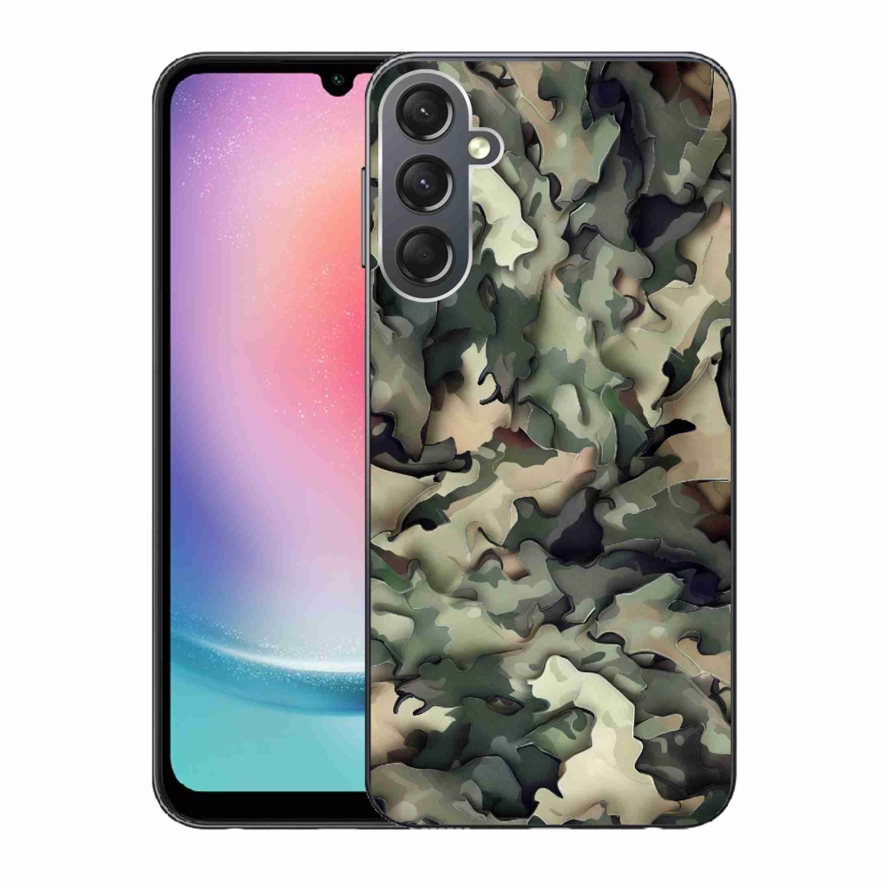 Zselés borítás mmCase Samsung Galaxy A24 készülékhez - terepszínű minta 9