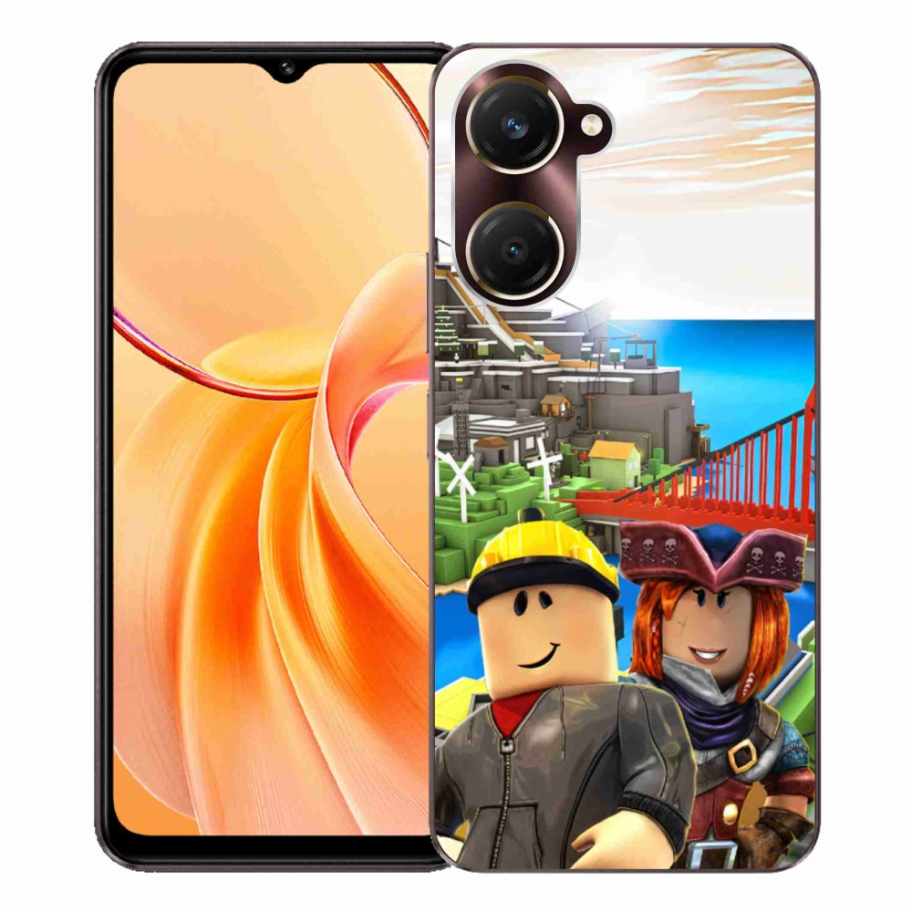 Zselés borítás mmCase a Vivo Y28s 5G-hez - roblox 1
