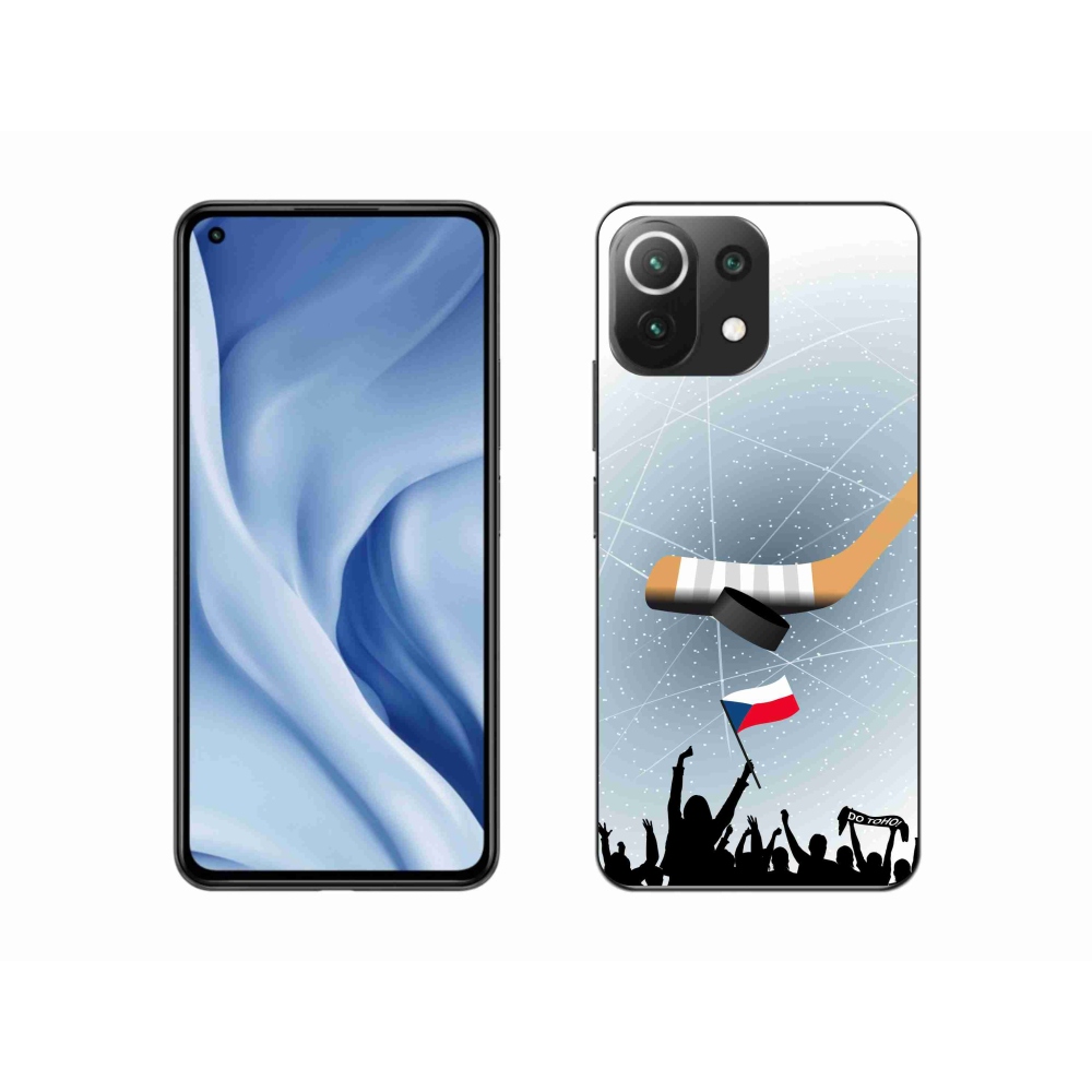 Gél borítás mmCase a Xiaomi Mi 11 Lite 4G/5G - hoki rajongók számára