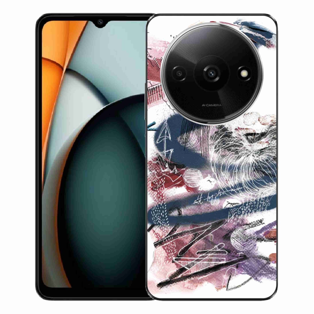 Gél borítás mmCase a Xiaomi Redmi A3-hoz - absztrakt motívum 28