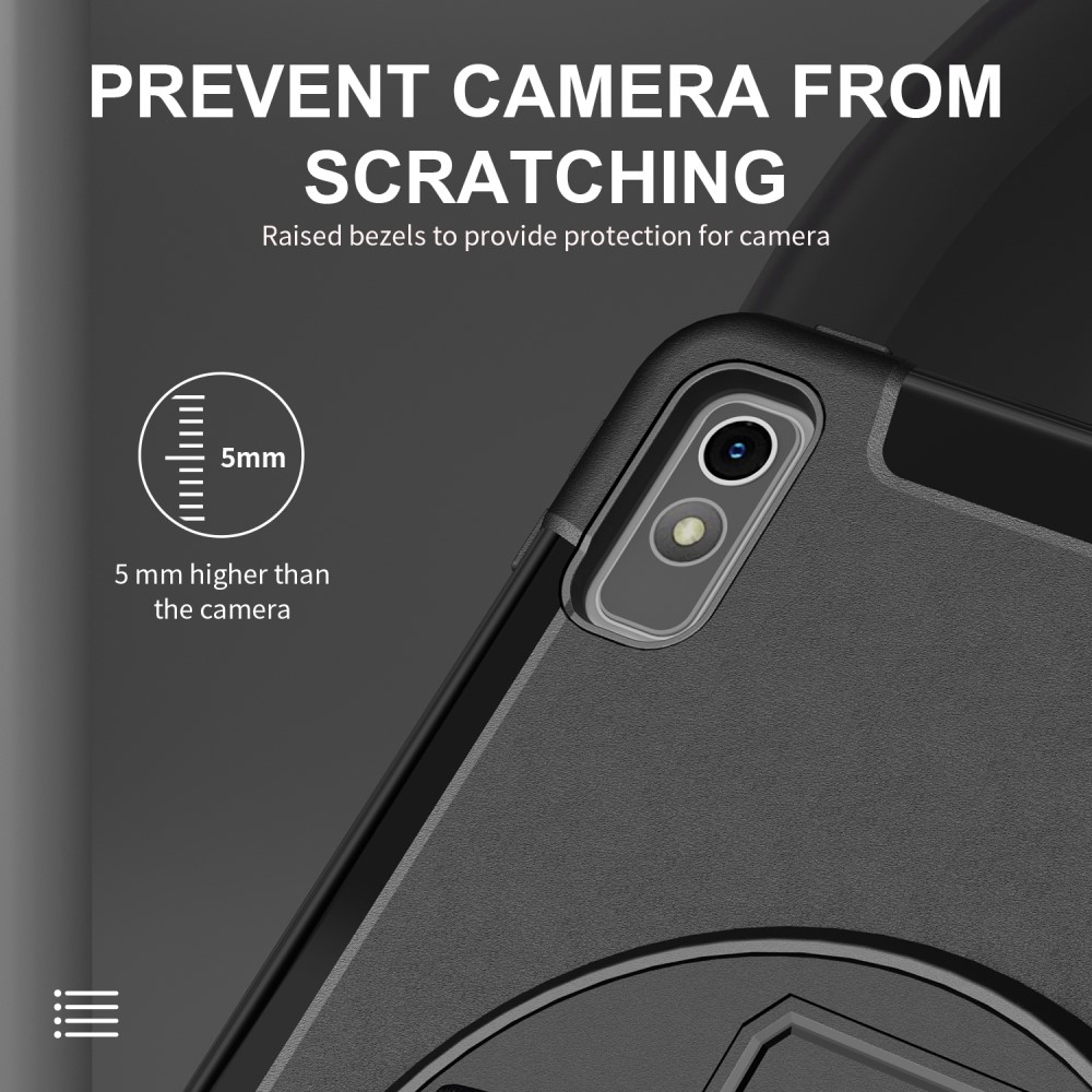 Strapabíró hibrid borítás képernyővédővel Lenovo Tab P11 (2.Gen) - fekete